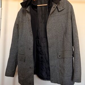 Zara Men's Charcoal Gray Lightweight Jacket